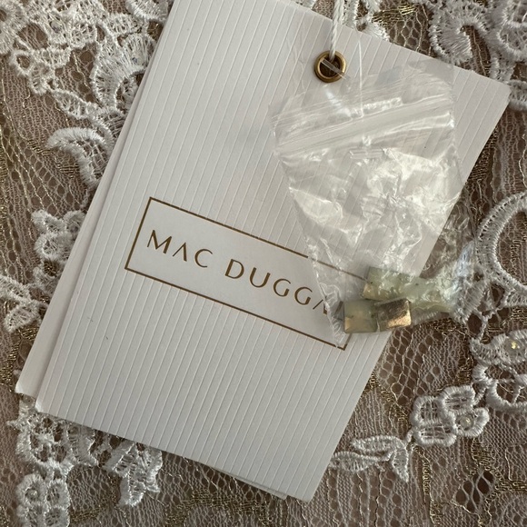 (32) ❤️ BNWT MAC DUGGAL EMBELLISHED FEATHER ILLUSION NECK TRUMPET GOWN 79230 - Picture 12 of 13